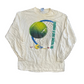 90’s Hanes Beefy Tennis Racquet Club of Memphis White Longsleeve Shirt - Medium - 20" x 28"