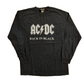 00’s Aces & Eights AC/DC Back in Black 2005 Music Band Rock Longsleeve Shirt - Medium - 21" x 29"