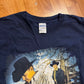 00's Gildan George Strait Honkytonkville Country Music Tour Tshirt - Navy Blue Tshirt - Medium - 20.5" x 30"