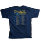 00's Gildan George Strait Honkytonkville Country Music Tour Tshirt - Navy Blue Tshirt - Medium - 20.5" x 30"