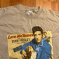 90's Murina Elvis Presley Love Me Tender Movie Music Tan Tshirt - Large - 22" x 30"