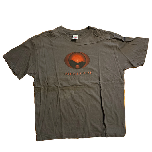 00's Anvil Dave Matthews Band Grey Music Tshirt - Large - 23.5" x 29"