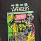 NWT Marvel Comics Avengers Cotton Poly Black Tshirt - Medium - 20" x 27"