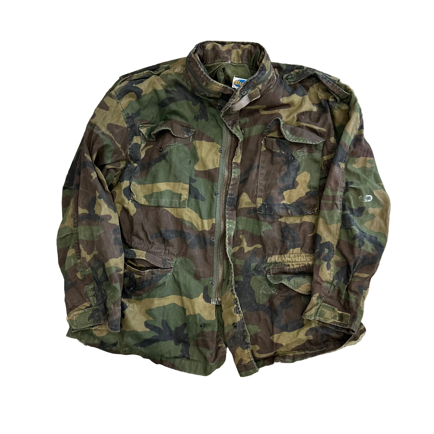 Blue Ox Wear Camouflage Zip Up Jacket - XLarge - 25" x 27"