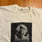 80/90's White Portrait Tshirt - Small - 18" x 27.5"