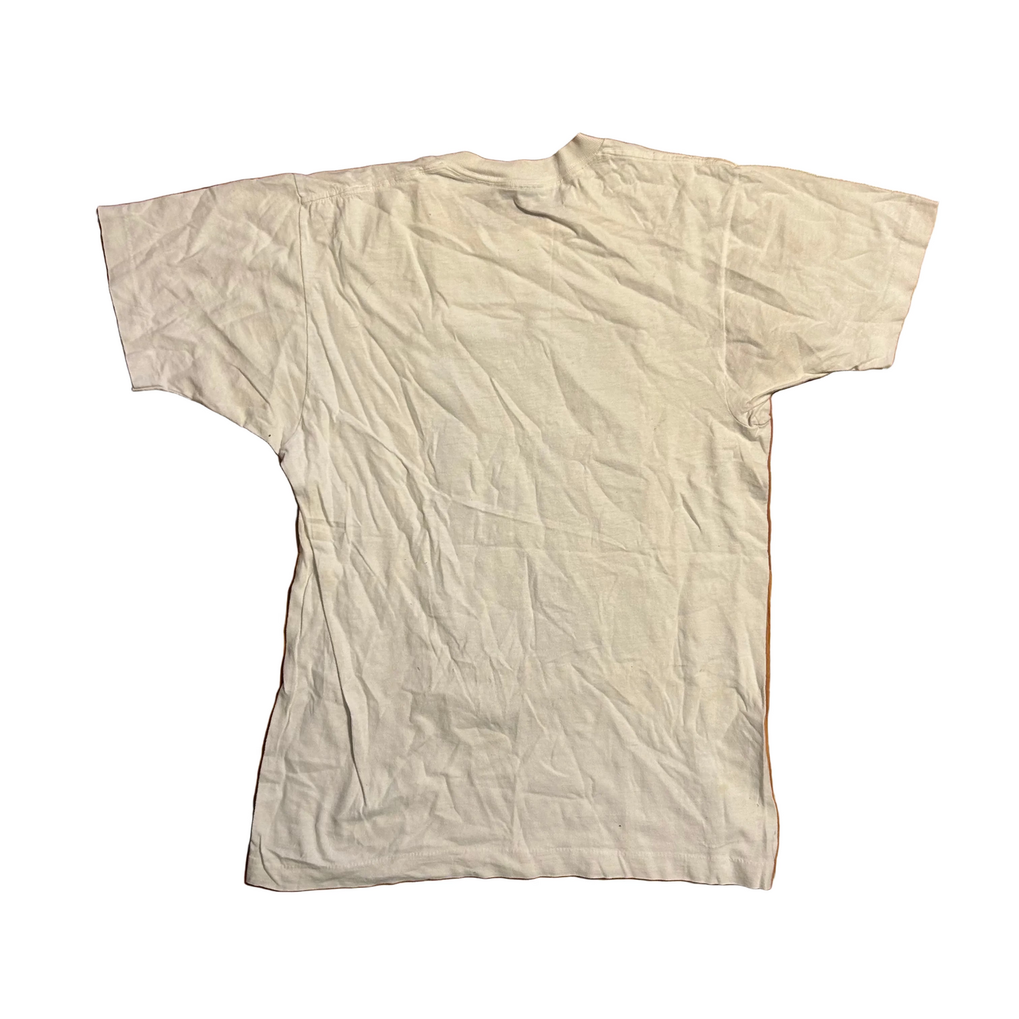 80/90's White Portrait Tshirt - Small - 18" x 27.5"