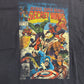 Marvel Comics Mad Engine Superheroes Secret Wars Avengers Black Cotton Tshirt - XLarge - 25" x 30"