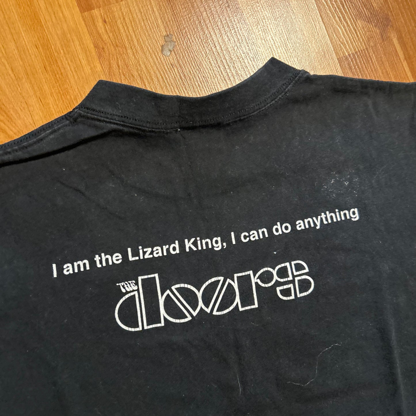Anvil Winterland Lizard King The Doors Black Music Band Tshirt - Small - 18" x 23.5"