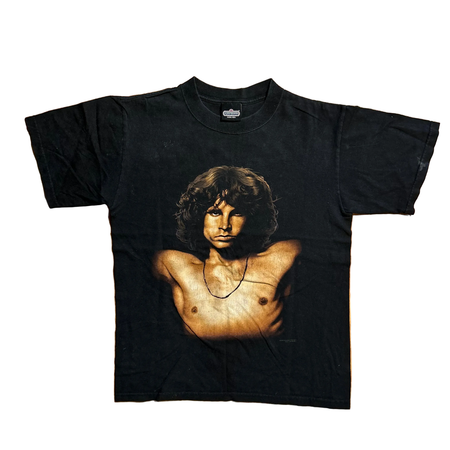 Anvil Winterland Lizard King The Doors Black Music Band Tshirt - Small - 18" x 23.5"