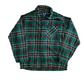 Gap Cotton Green Black Button Up Shirt - Large - 22" x 29"