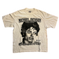 00’s Johnson Comfort Weight Michael Jackson King of Pop RIP White Tshirt - Large - 22" x 28.5"