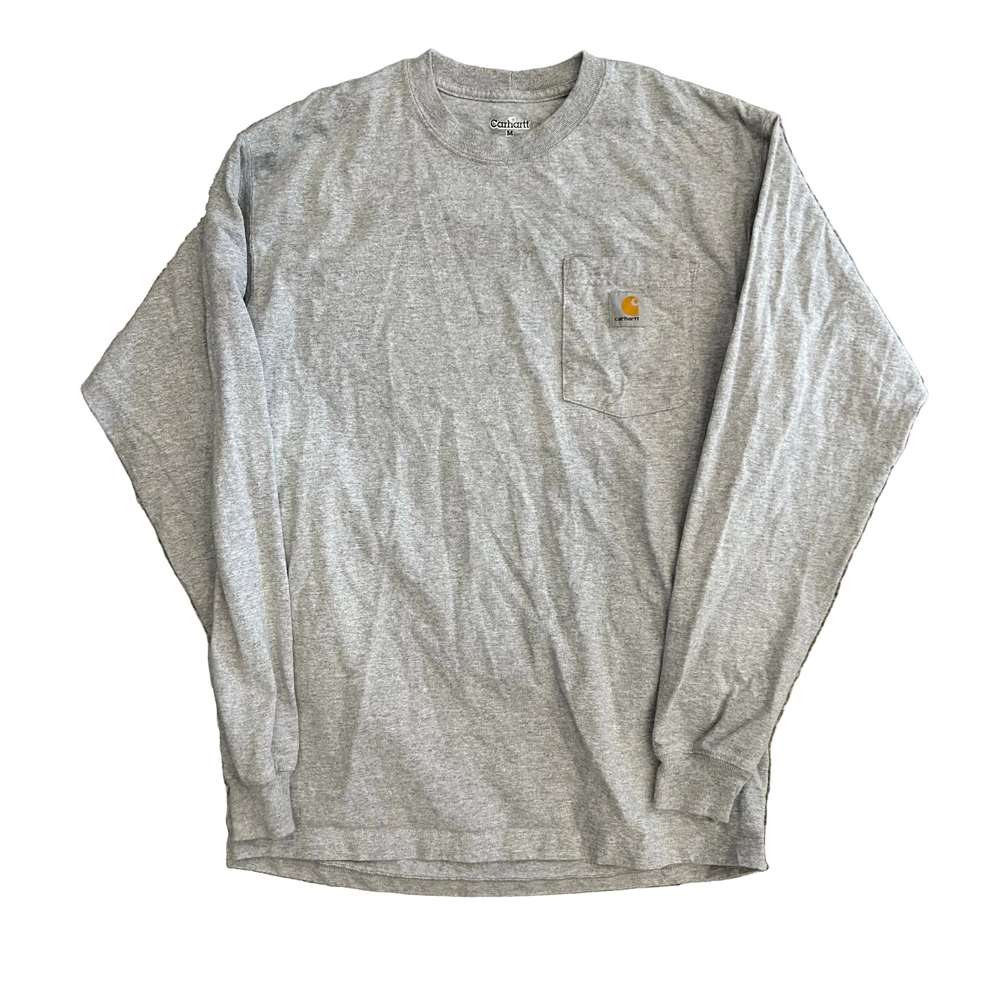 Carhartt Carphartt Grey Pocket Longsleeve Shirt - Medium - 20" x 30"