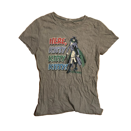 Catwoman Batman Here Kitty Kitty Tshirt - XSmall - 15" x 23.5"