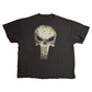 Marvel Comics 2012 Mad Engine Punisher Logo Skull Black Cotton Tshirt - XLarge - 27" x 30.5"