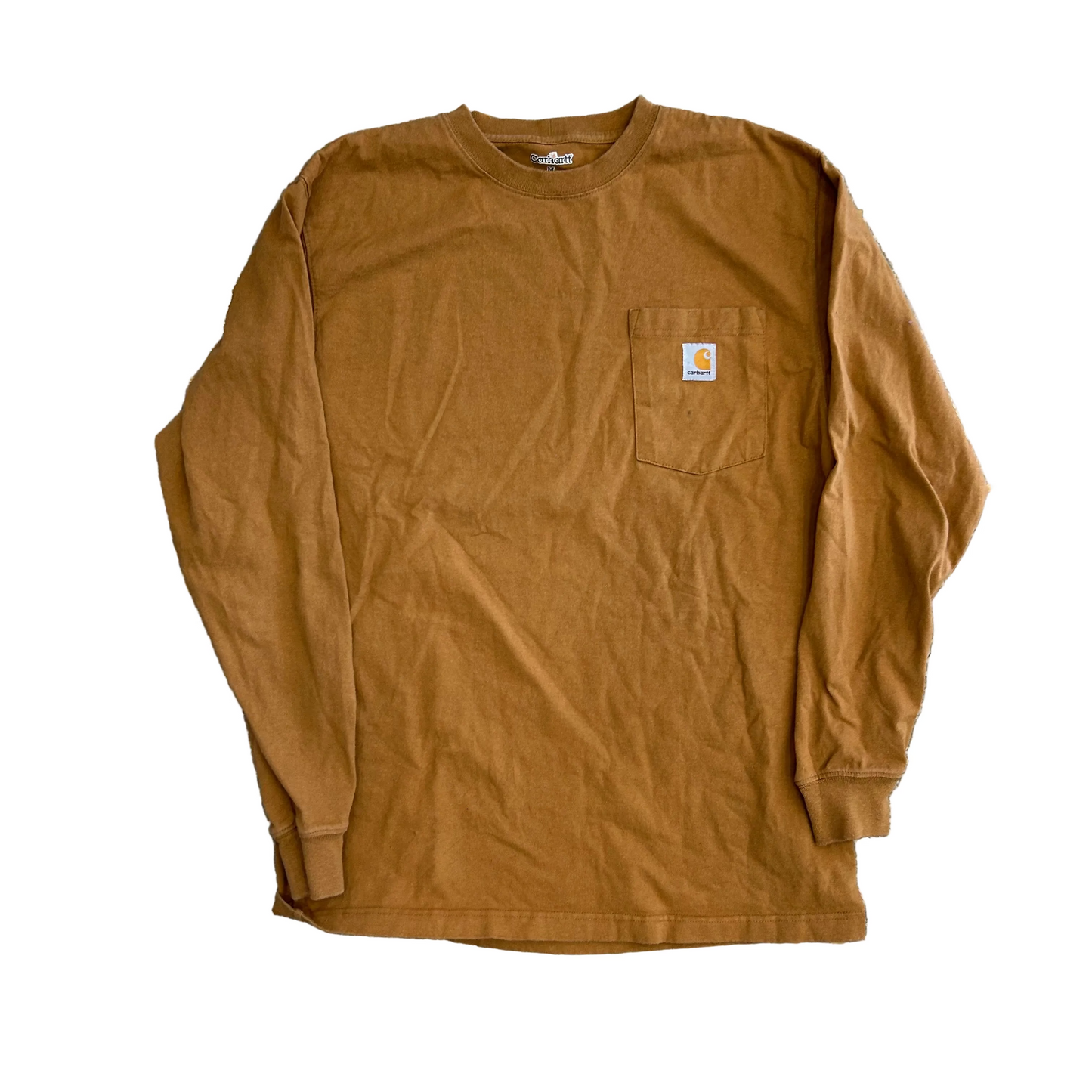 Carhartt Carphartt Brown Pocket Longsleeve Shirt - Medium - 21" x 29"