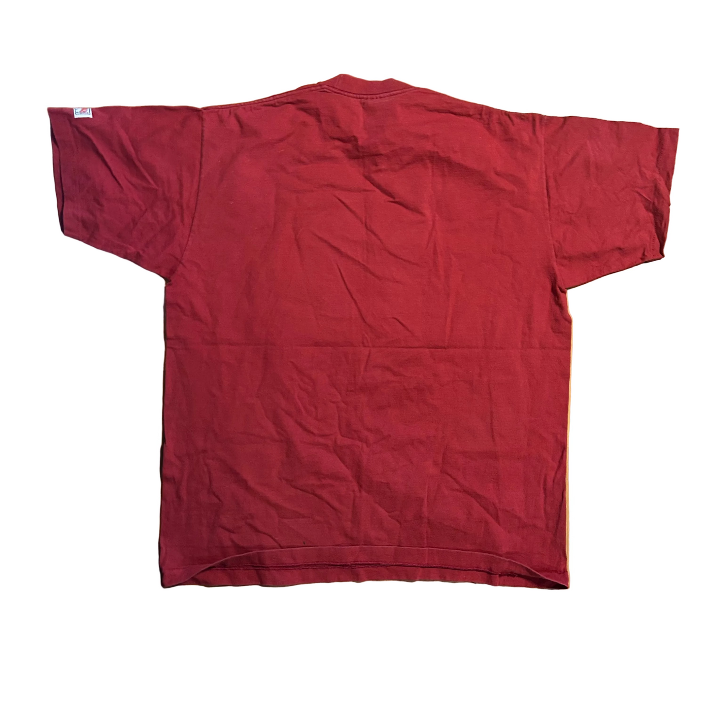 90's Nutmeg Athletic Dept Florida State Seminoles College University Maroon Embroidered Tshirt - XLarge - 24.5" x 30"