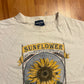 90's Van Heusen Sunflower New Jersey White Tshirt - Large - 23" x 29"