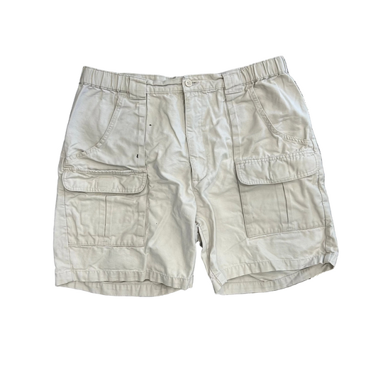 Savane Brown Khaki Cargo Shorts - 34" x 7"