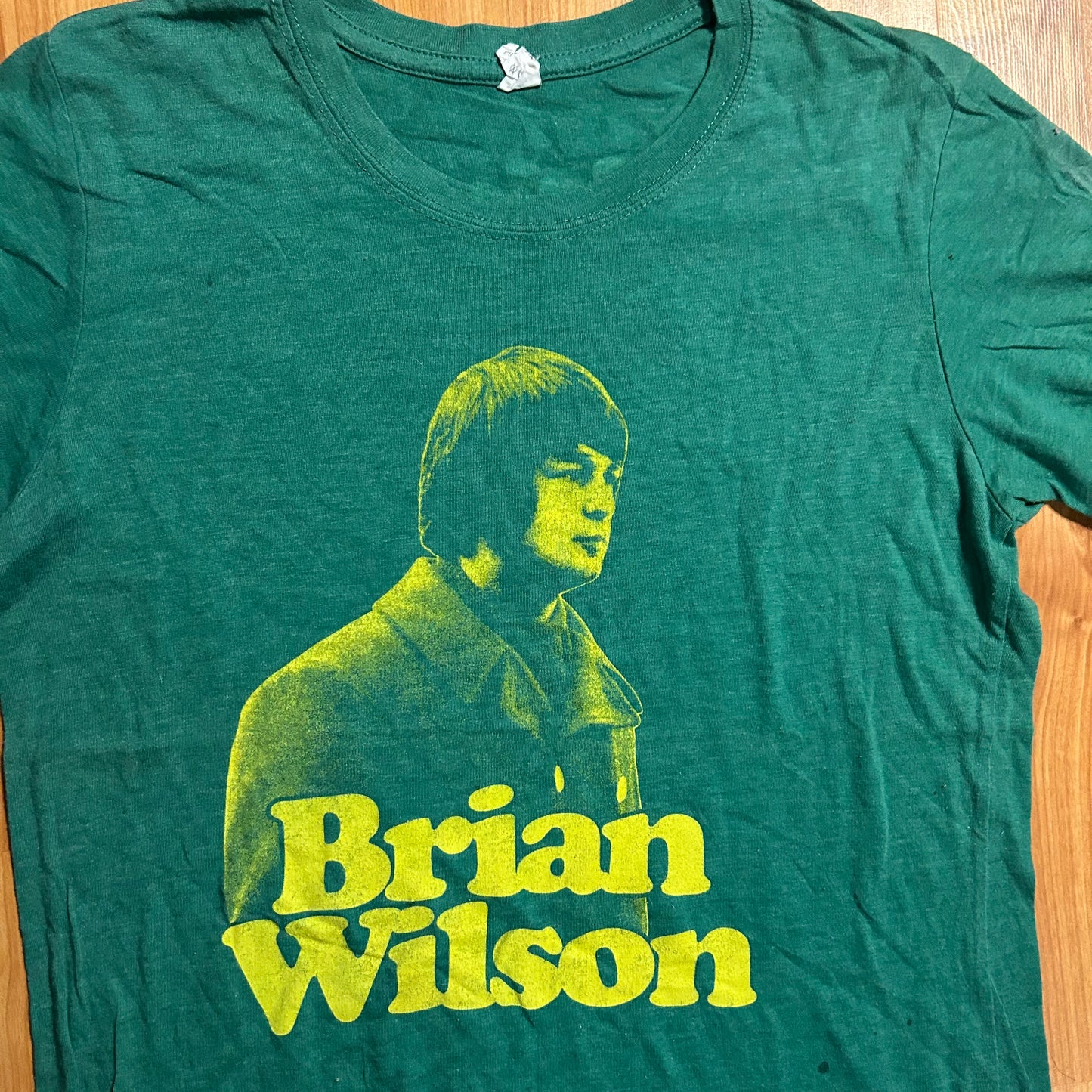 Brian Wilson Pet Sounds 50th Anniversary Green Tshirt - Small - 19" x 27"