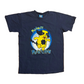 90's Big Dog Pokemtt Peekachew Pokemon Pikachu Navy Blue Parody Tshirt - XSmall - 16.5" x 23"