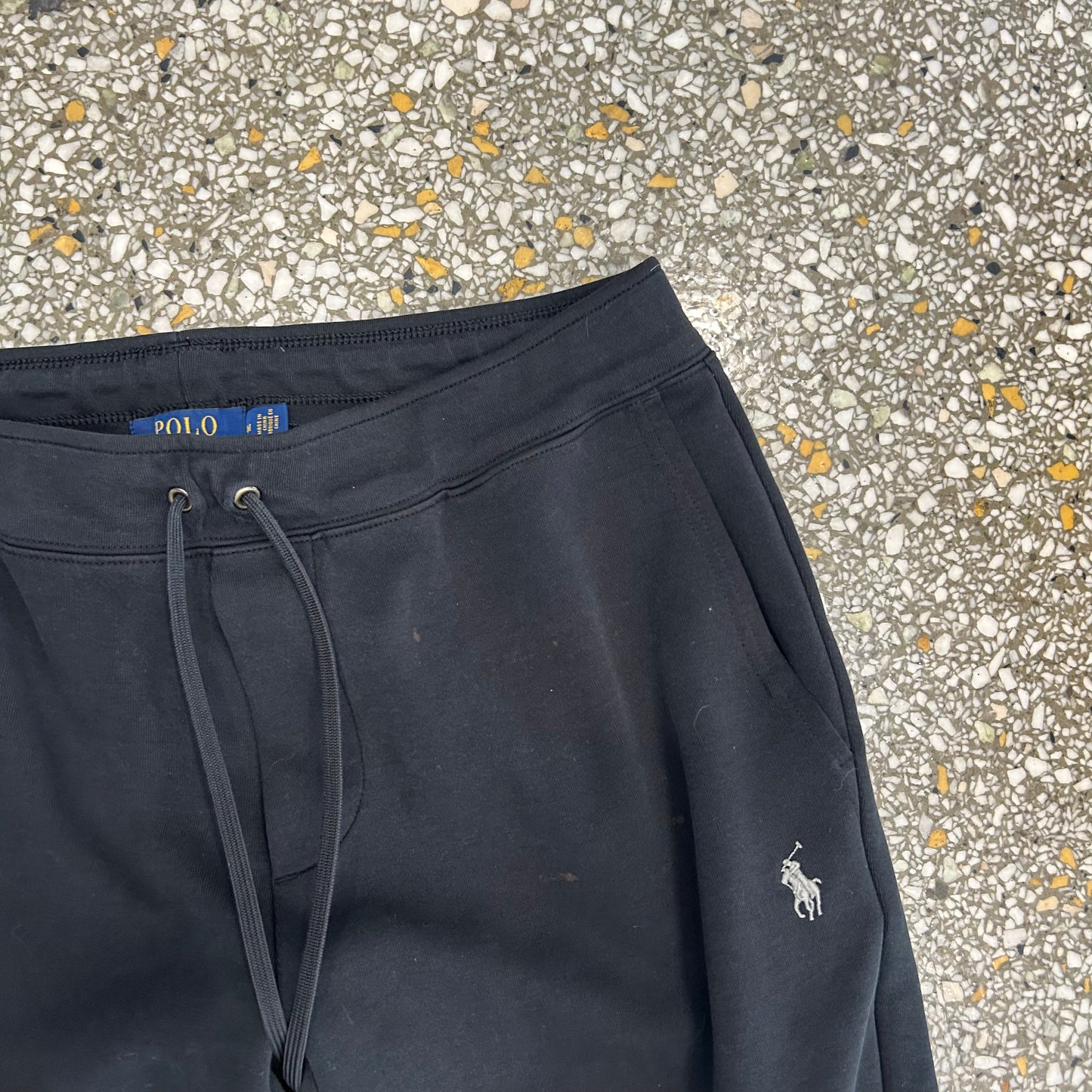 Polo Ralph Lauren Black Jogger Sweatpants - 32" x 27"