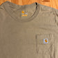 Carphartt Tan Pocket Carhartt Tshirt - XLarge - 24" x 32"