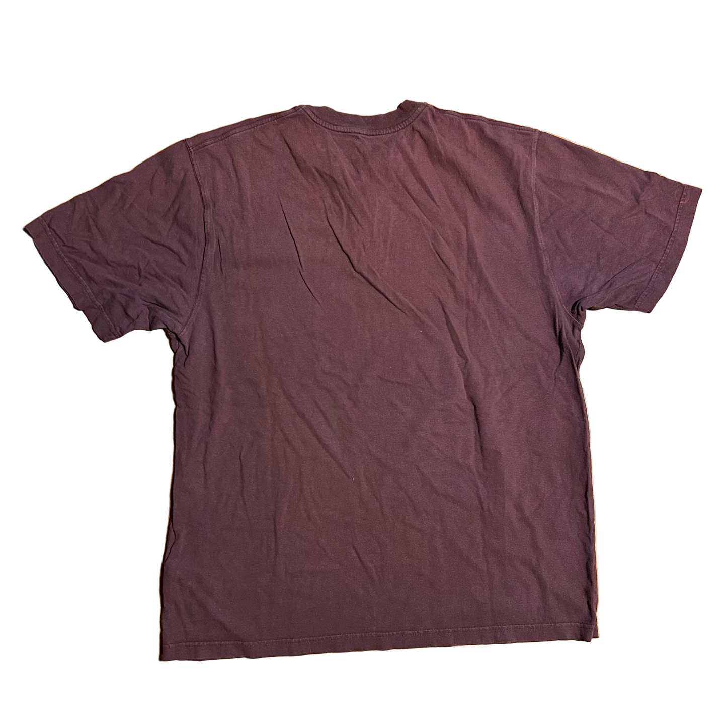 Carphartt Maroon Pocket Carhartt Quarter Button Up Tshirt - Large - 23" x 30"