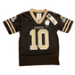 NWT New Orleans Saints Polyester NFL Football Apparel Kids Brand New Black Jersey - XSmall - 15" x 20"