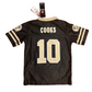 NWT New Orleans Saints Polyester NFL Football Apparel Kids Brand New Black Jersey - XSmall - 15" x 20"