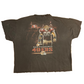 San Francisco 49ers Cotton NFL Team Apparel Football Black Grey Faded Tshirt - Boxy XLarge - 32" x 31"