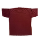 80's Jerzees Russell Concordia Basketball Maroon Red Paper Thin Tshirt - Large - 22" x 27"
