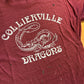 80's Gulf Coast Sportswear Collierville Dragons Red Maroon Paper Thin Tshirt - Medium - 21" x 27"