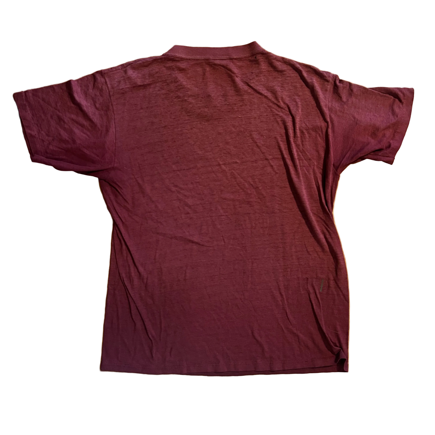 80's Gulf Coast Sportswear Collierville Dragons Red Maroon Paper Thin Tshirt - Medium - 21" x 27"
