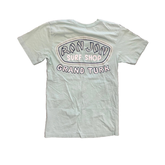 Ron Jon Surf Shop Grand Turk Teal Tshirt - XSmall - 17" x 26"