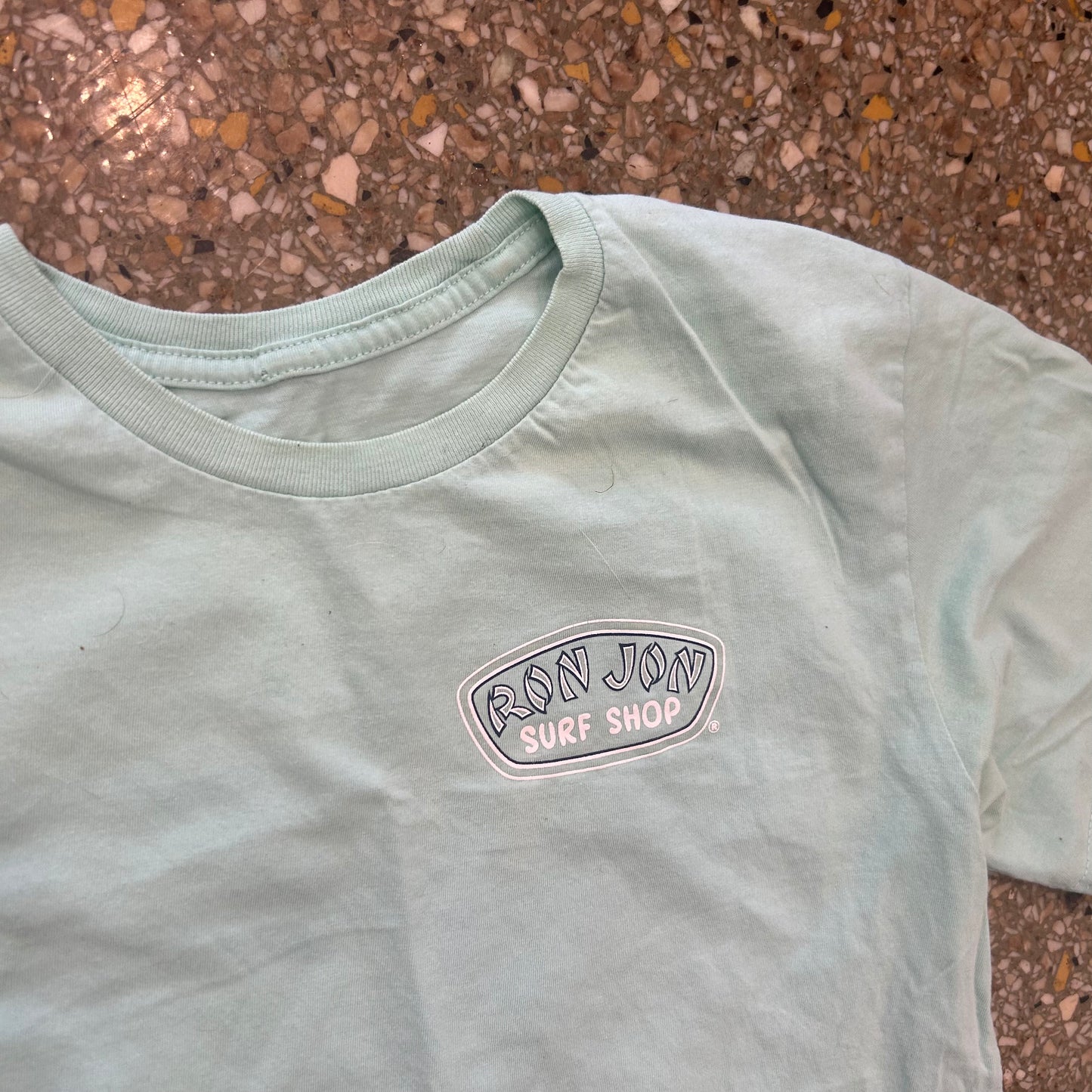 Ron Jon Surf Shop Grand Turk Teal Tshirt - XSmall - 17" x 26"