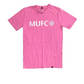 MUFC Manchester United FC Pink Soccer Tshirt - XSmall - 17" x 26"