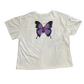 Crazy Beautiful Purple Butterfly Tshirt - XLarge - 26" x 28"