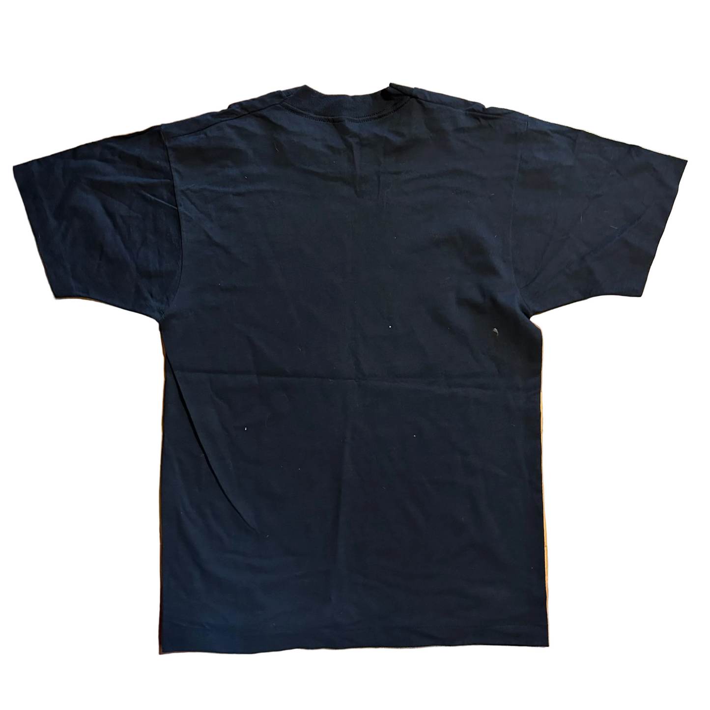 90's Screen Stars World's Worst Weather Black Tshirt - Medium - 20" x 29"
