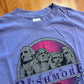 90's Anvil Mount Rushmore South Dakota Purple Tshirt - Large - 22" x 30"