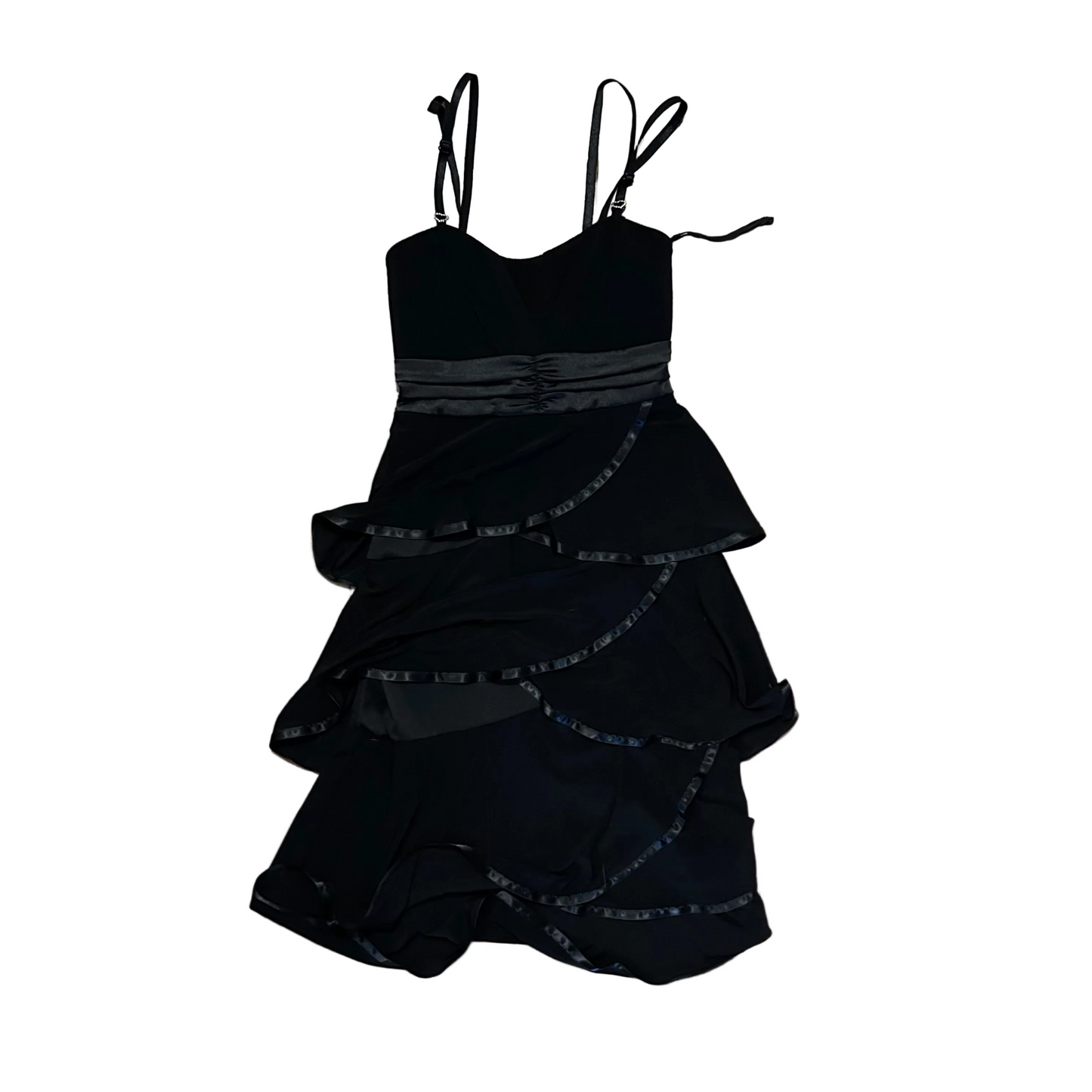 90's Deb Black Dress - 13" x 30"