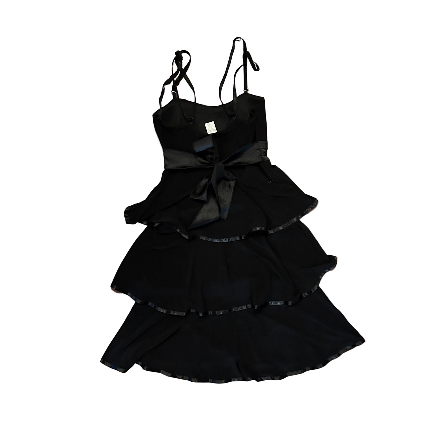 90's Deb Black Dress - 13" x 30"