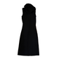 90's Chesley USA Black Mock Neck Dress - 12" x 39"