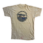 80's Brawny Mt St Helen's Ash Hole Brown Tan Tshirt - Medium - 20.5" x 30"