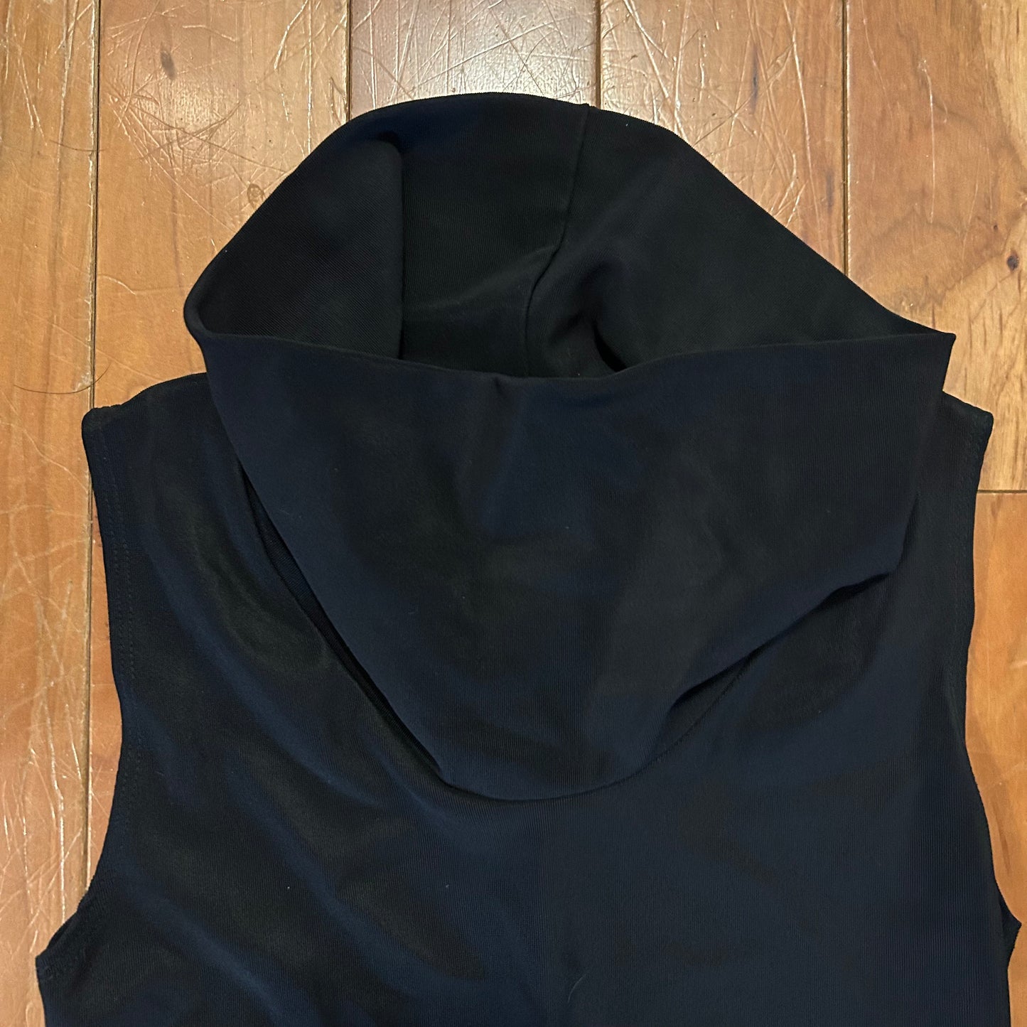 90's Chesley USA Black Mock Neck Dress - 12" x 39"