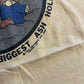 80's Brawny Mt St Helen's Ash Hole Brown Tan Tshirt - Medium - 20.5" x 30"