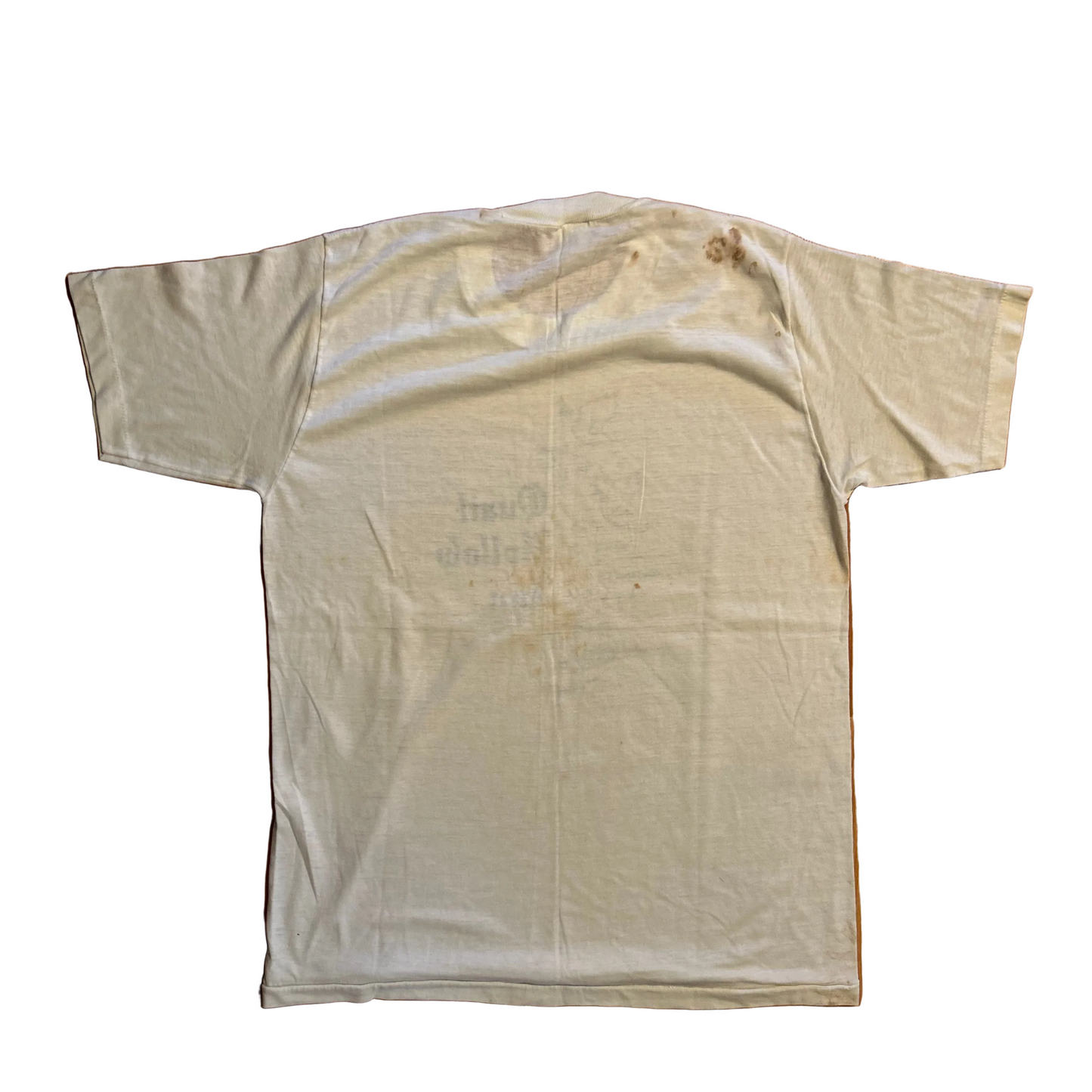 80's Sportswear Quail Hollow Inn Ohio Paper Thin White Tshirt - Medium - 20" x 28.5"