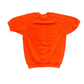 70/80’s Acrylic Blank Orange Short Sleeve Sweatshirt - Medium - 20" x 25"