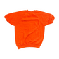 70/80’s Acrylic Blank Orange Short Sleeve Sweatshirt - Medium - 20" x 25"