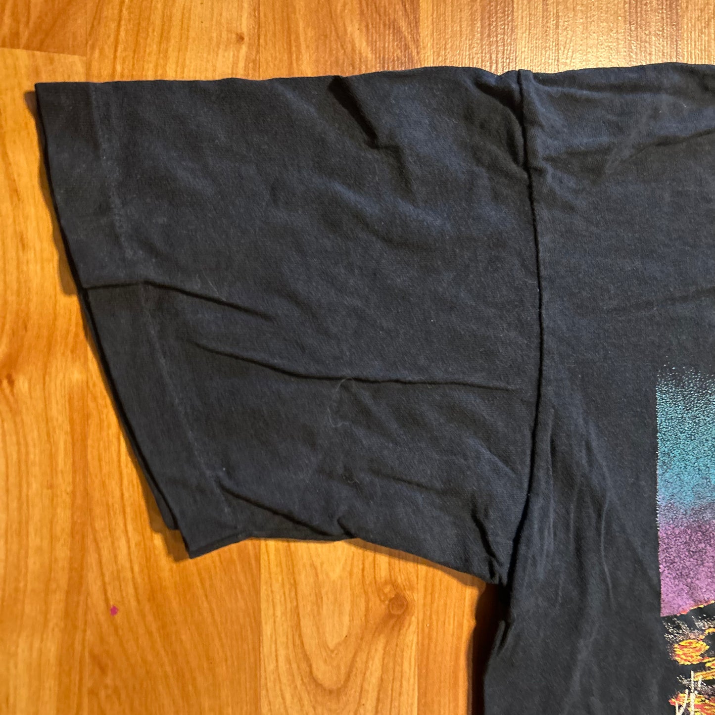90's The Big Island Hawaii Volcanoes Black Tshirt - Medium - 20" x 27"