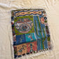 90's Cyrk Inc Kokopelli Cactus Southwestern Art White Tshirt - XLarge - 25.5" x 29.5"